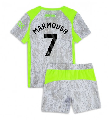 Manchester City Omar Marmoush #7 Tredjetrøje Børn 2025-26 Kortærmet (+ Korte bukser)